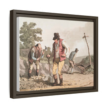 Illustration of stone breakers on the road from The Costume of Yorkshire (1814) by George Walker
