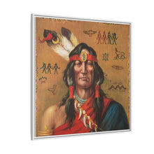 Indian chief portrait illustration