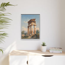 A Temple Ruin in Agrigento (c. 1825) by Carl Wilhelm Götzloff: A Classical Landscape
