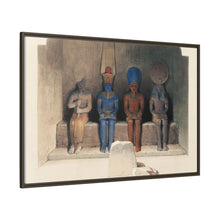 Sanctuary of the Temple of Aboo Simbel Nubia illustration by David Roberts (1796–1864)