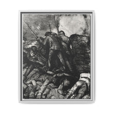 The charge, right detail, second state (1918) print in high resolution by George Wesley Bellows - NOMADEN ART GALLERY