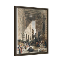 Bazaar of the silk mercers, Cairo illustration by David Roberts (1796–1864)