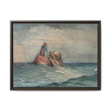 Hauling in the Nets (1887) by Winslow Homer - NOMADEN ART GALLERY