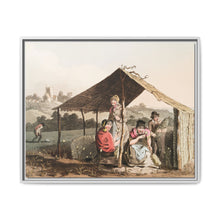 Illustration of teasel field from The Costume of Yorkshire (1814) by George Walker - NOMADEN ART GALLERY
