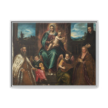 Doge Alvise Mocenigo and Family before the Madonna and Child (c. 1575) by Jacopo Tintoretto - NOMADEN ART GALLERY