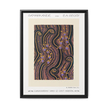 Art Deco Flower pattern pochoir print in oriental style - NOMADEN ART GALLERY