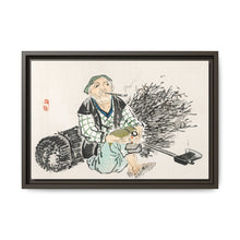 Smoking farmer with branches by Kōno Bairei (1844-1895) - NOMADEN ART GALLERY