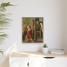 Panel of an Altarpiece with Dispute with the Doctors, on verso is Appearance of Christ to his Mother (c. 1520 - c. 1535) by Master of Alkmaar