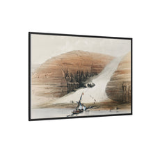 Excavated temples of Aboosimble (Abu Sunbul) Nubia illustration by David Roberts (1796–1864)