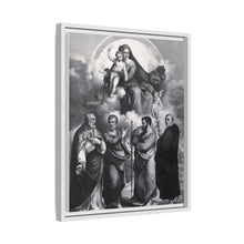 The Virgin and Child with Saint Geminianus of Modena, Saint Peter, Saint Paul and Saint Antony of Padua. Lithograph by F. Hanfstaengl after B. Ramenghi, il Bagnacavallo.