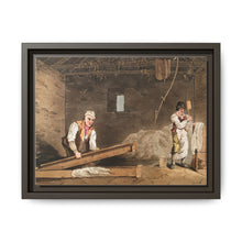 Illustration of line swinglers from The Costume of Yorkshire (1814) by George Walker - NOMADEN ART GALLERY