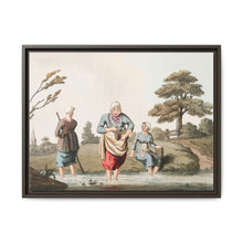 Illustration of leech finders from The Costume of Yorkshire (1814) by George Walker - NOMADEN ART GALLERY
