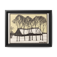 Farm in the snow (1918) by Julie de Graag - NOMADEN ART GALLERY