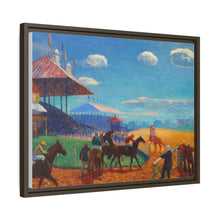 Race Track (1908–1909) vintage painting by William James Glackens