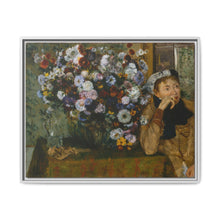 Edgar Degas's A Woman Seated beside a Vase of Flowers (Madame Paul Valpinçon?) - NOMADEN ART GALLERY