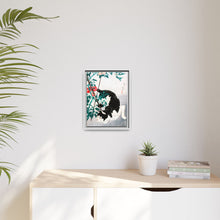 Cat with Tomato Plant (1931) print in high resolution by Hiroaki Takahashi