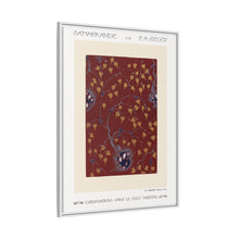 Estampado de pochoir con estampado de flores Art Nouveau en estilo oriental. Original de nuestra propia edición de 1914 de Samarkande.