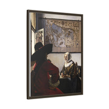 Johannes Vermeer’s Officer and Laughing Girl (ca. 1657)