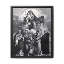 The Virgin and Child with Saint Geminianus of Modena, Saint Peter, Saint Paul and Saint Antony of Padua. Lithograph by F. Hanfstaengl after B. Ramenghi, il Bagnacavallo. - NOMADEN ART GALLERY