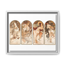 Alphonse Maria Mucha's The Seasons (1897). Famous Art Nouveau artwork - NOMADEN ART GALLERY