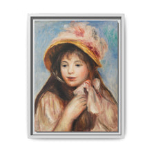 Girl with Pink Bonnet (Jeune fille au chapeau rose) (1894) by Pierre-Auguste Renoir - NOMADEN ART GALLERY