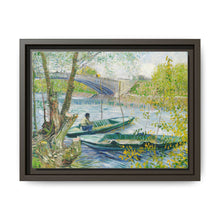 Fishing in Spring, the Pont de Clichy (Asnières) (1887) by Vincent Van Gogh - NOMADEN ART GALLERY