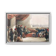 Interview with The Viceroy of Egypt at His palace at Alexandria illustration by David Roberts (1796–1864) - NOMADEN ART GALLERY