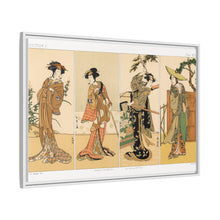 Kabuki actors, Japanese man painting by G.A. Audsley-Japanese illustration from our own original 1884 edition of The Ornamental Arts Of Japan. - NOMADEN ART GALLERY
