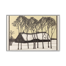 Farm in the snow (1918) by Julie de Graag - NOMADEN ART GALLERY