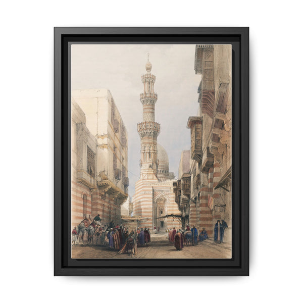 Bullack Cairo illustration by David Roberts (1796–1864) - Canvas Wall Art - NOMADEN ART GALLERY