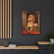 Dignity and Impudence by Sir Edwin Landseer (1877), Landseer’s dog painting of a bloodhound and a terrier - NOMADEN ART GALLERY