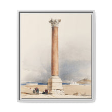 Pompey's Pillar Alexandria illustration by David Roberts (1796–1864). - NOMADEN ART GALLERY