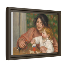 El niño con juguetes de Pierre-Auguste Renoir, Gabrielle y el hijo del artista, Jean (1895-1896) 