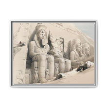 The Great Temple of Aboo Simble Nubia illustration by David Roberts (1796–1864) - NOMADEN ART GALLERY