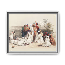 In the slave market at Cairo illustration by David Roberts (1796–1864)