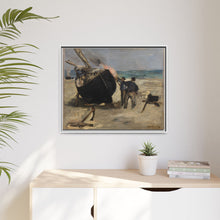 Tarring the Boat (Le Bateau goudronné) de Édouard Manet
