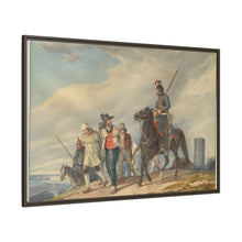 Three Armed Riders Escorting Prisoners near Reims (1825) by Peter von Hess