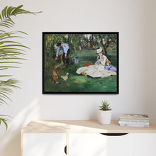 La familia Monet en su jardín de Argenteuil (1874) de Édouard Manet 