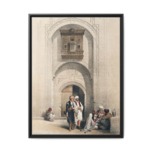 Modern mansion showing the arabesque architecture of Cairo illustration by David Roberts (1796–1864) - NOMADEN ART GALLERY