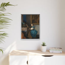 La joven sentada ante un virginal, de Johannes Vermeer (ca. 1670-1672) 