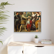 Henri IV Conferring the Regency upon Marie de' Medici (after Rubens) by Eugène Delacroix