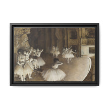 Ballet Rehearsal on Stage (1874) by Edgar Degas - NOMADEN ART GALLERY