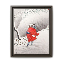 Snowy Evening on a Mountain Path print in high resolution by Hiroaki Takahashi (1871–1945) - NOMADEN ART GALLERY