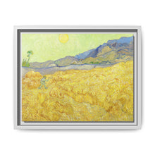 Van Gogh's Wheatfield with a reaper (1889) - NOMADEN ART GALLERY