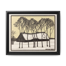 Farm in the snow (1918) by Julie de Graag - NOMADEN ART GALLERY