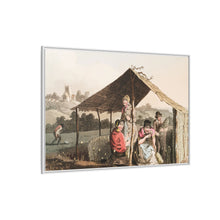 Illustration of teasel field from The Costume of Yorkshire (1814) by George Walker