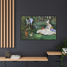 La familia Monet en su jardín de Argenteuil (1874) de Édouard Manet 