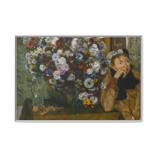 Edgar Degas's A Woman Seated beside a Vase of Flowers (Madame Paul Valpinçon?) - NOMADEN ART GALLERY