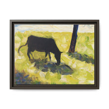 Black Cow in a Meadow (ca. 1881) by Georges Seurat - NOMADEN ART GALLERY