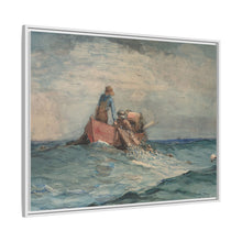 Hauling in the Nets (1887) by Winslow Homer